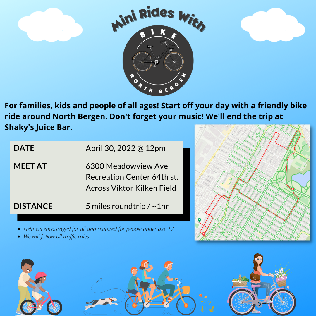 First Bike North Bergen ride of season!