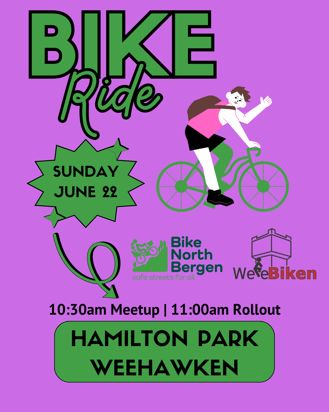 Sunday June 22 Ride Details!